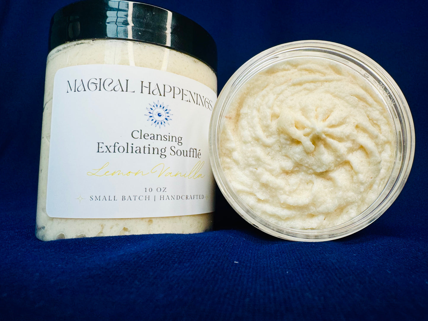 Lemon Vanilla body scrub Energetic cleansing